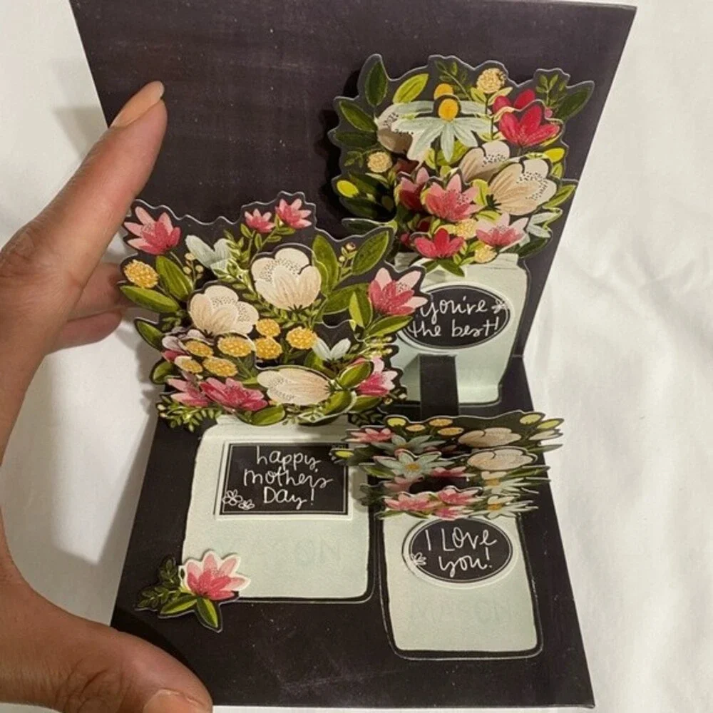 3D Happy Mother's Day Pop Up Greeting Card